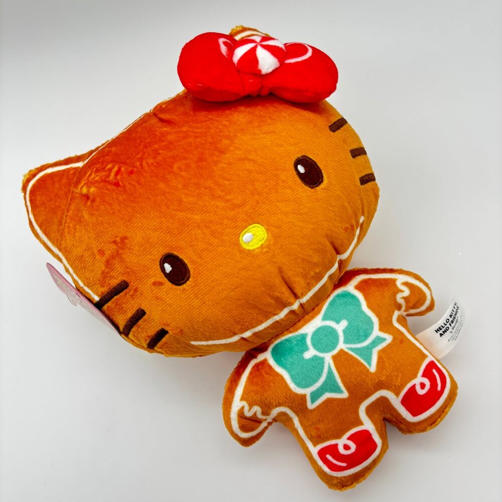 Hello Kitty & Friends 9” Gingerbread Christmas Holiday Kids Stuffed Plush Toy